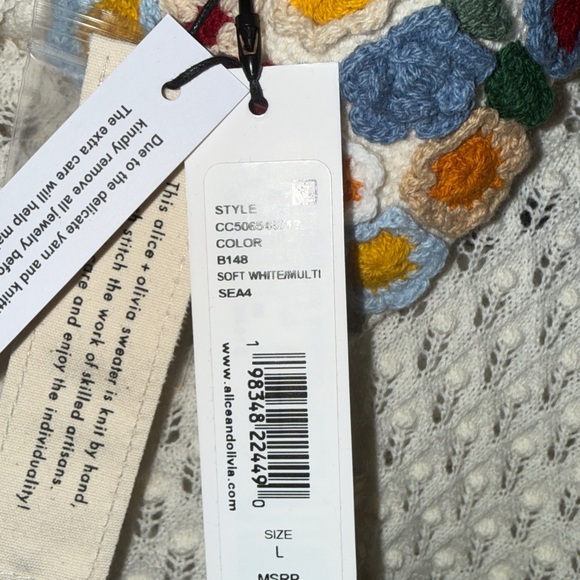 Alice + Olivia Chase Puff Sleeve Sweater - Picture 5 of 7